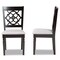 Baxton Studio Renaud Modern and Contemporary Grey Fabric and Dark Brown Finished Wood 2-Piece Dining Chair Set 174-10536-Zoro - alternate 2